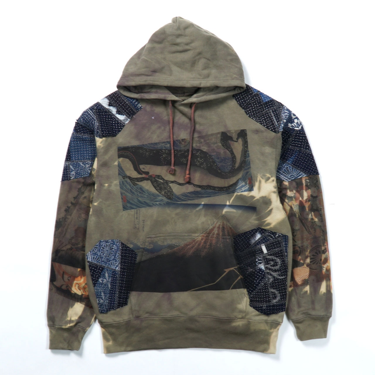 SASHIKO PATCH HOODIE