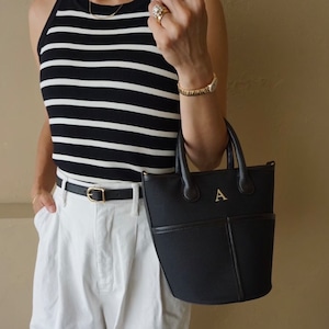 Buddy. canvas bag tall【BLK×BLK】