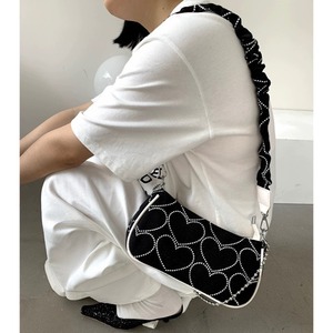 Love Embroidery Chain Bag