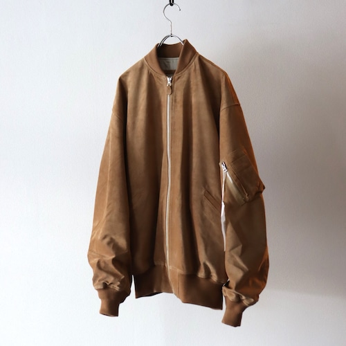 INNAT " SUEDE BOMBER JACKET ( Beige )"