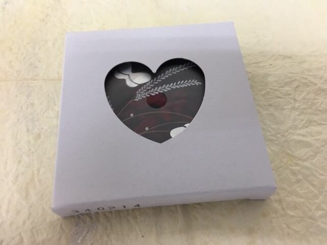 37-0201 角コンパクトミラー べっ甲 武蔵野 Compact Mirror w