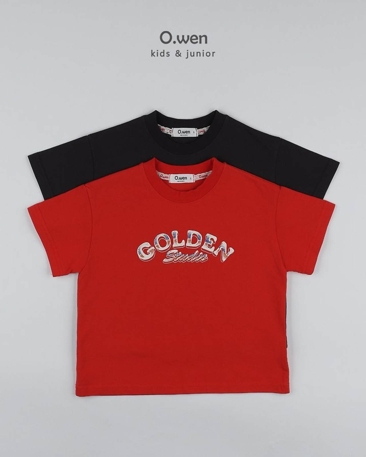 [O.wen] Golden Short Sleeve T-shirt / [오웬] 골든반팔티