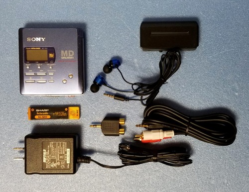 MDポータブルレコーダー SONY MZ-R55 MDLP非対応 完動品・動作保証