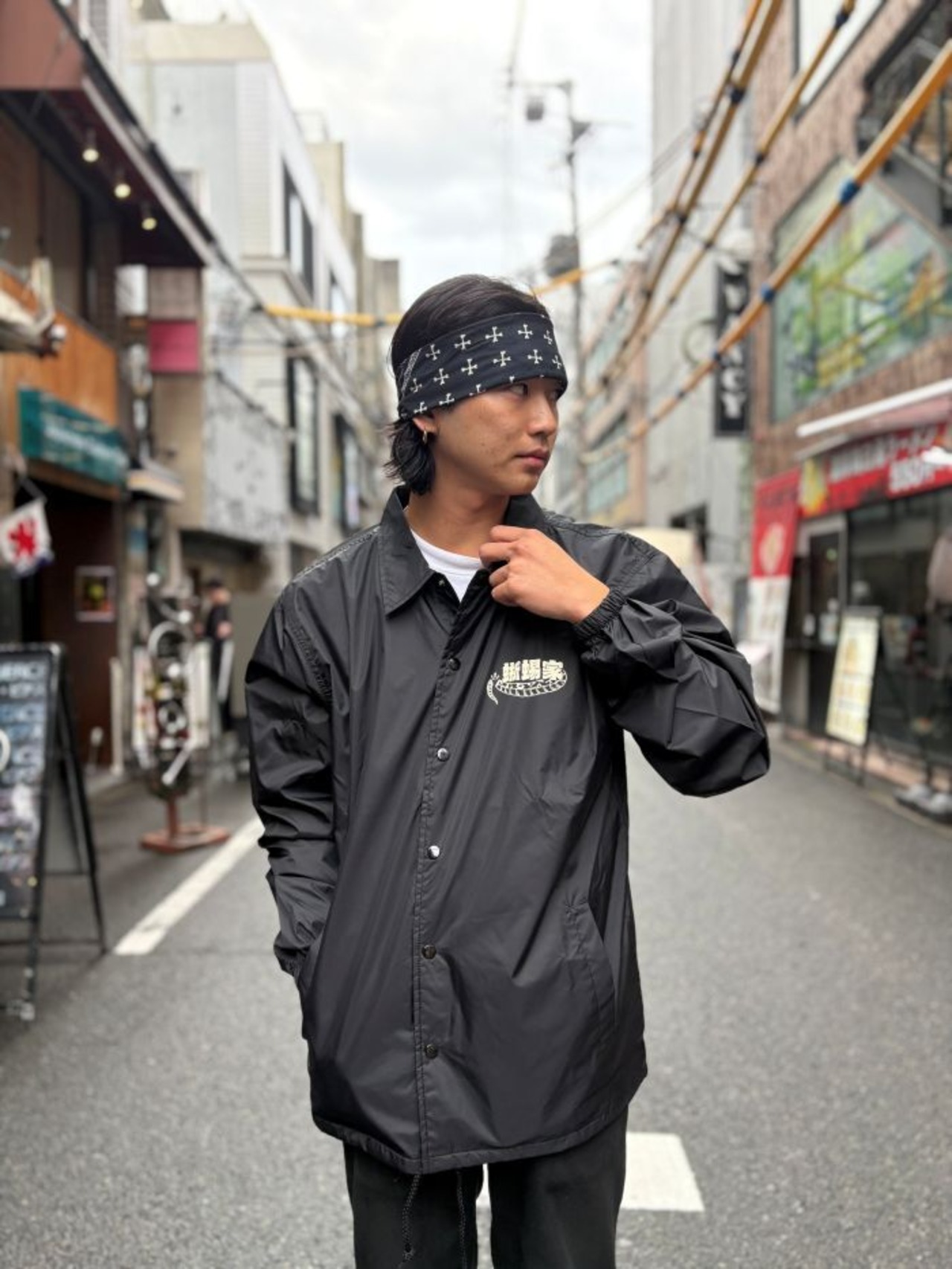 GENIUS CRAft / SHOP SIGN COACH JKT / コーチジャケット / BLACK - 1