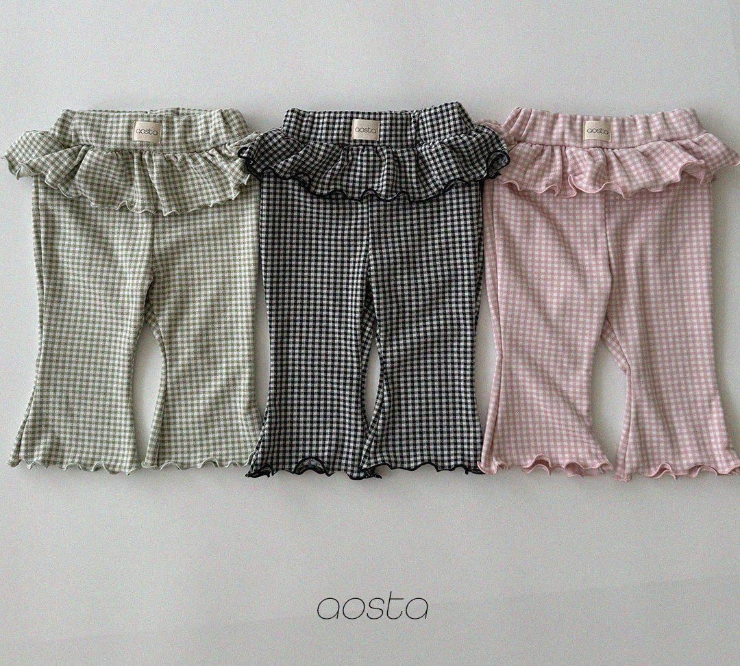 【2点送料無料】«予約»«Aosta» キキフリルパンツ 3colors