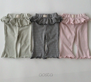【2点送料無料】«予約»«Aosta» キキフリルパンツ 3colors