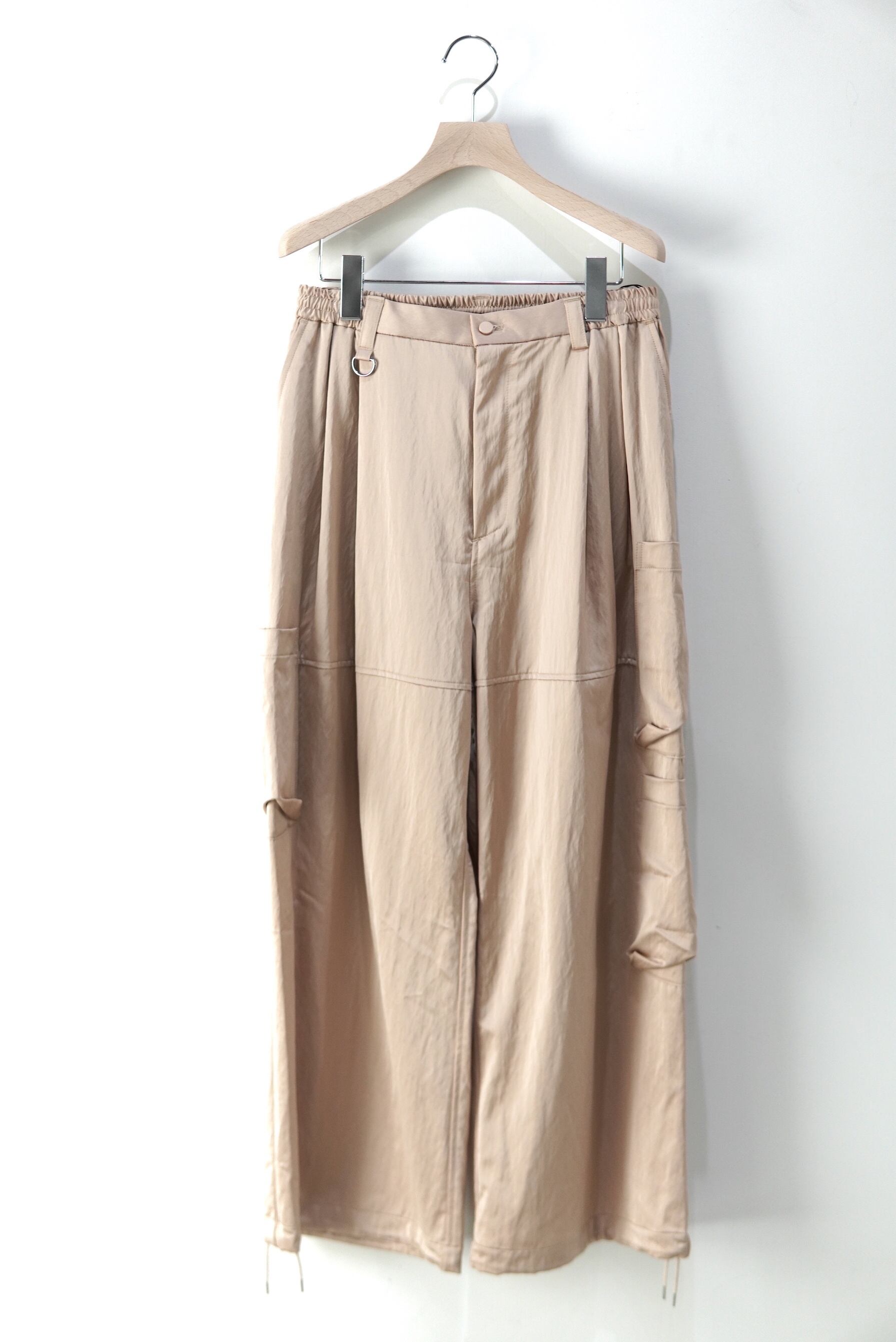 ANTHEM A / SATIN MILITARY EASY PANTS
