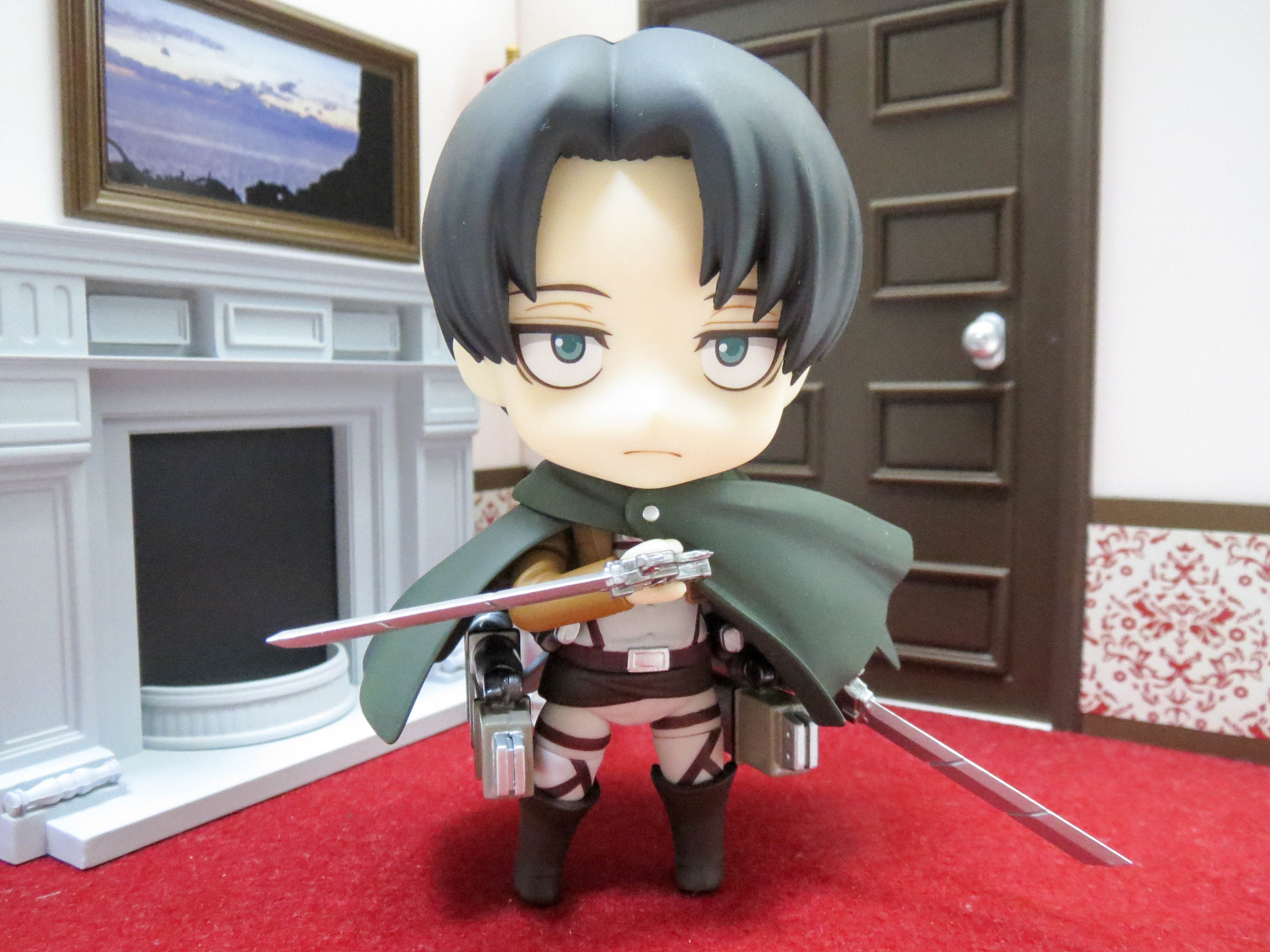 再入荷【390】 リヴァイ 小物パーツ 超硬質スチール ねんどろいど