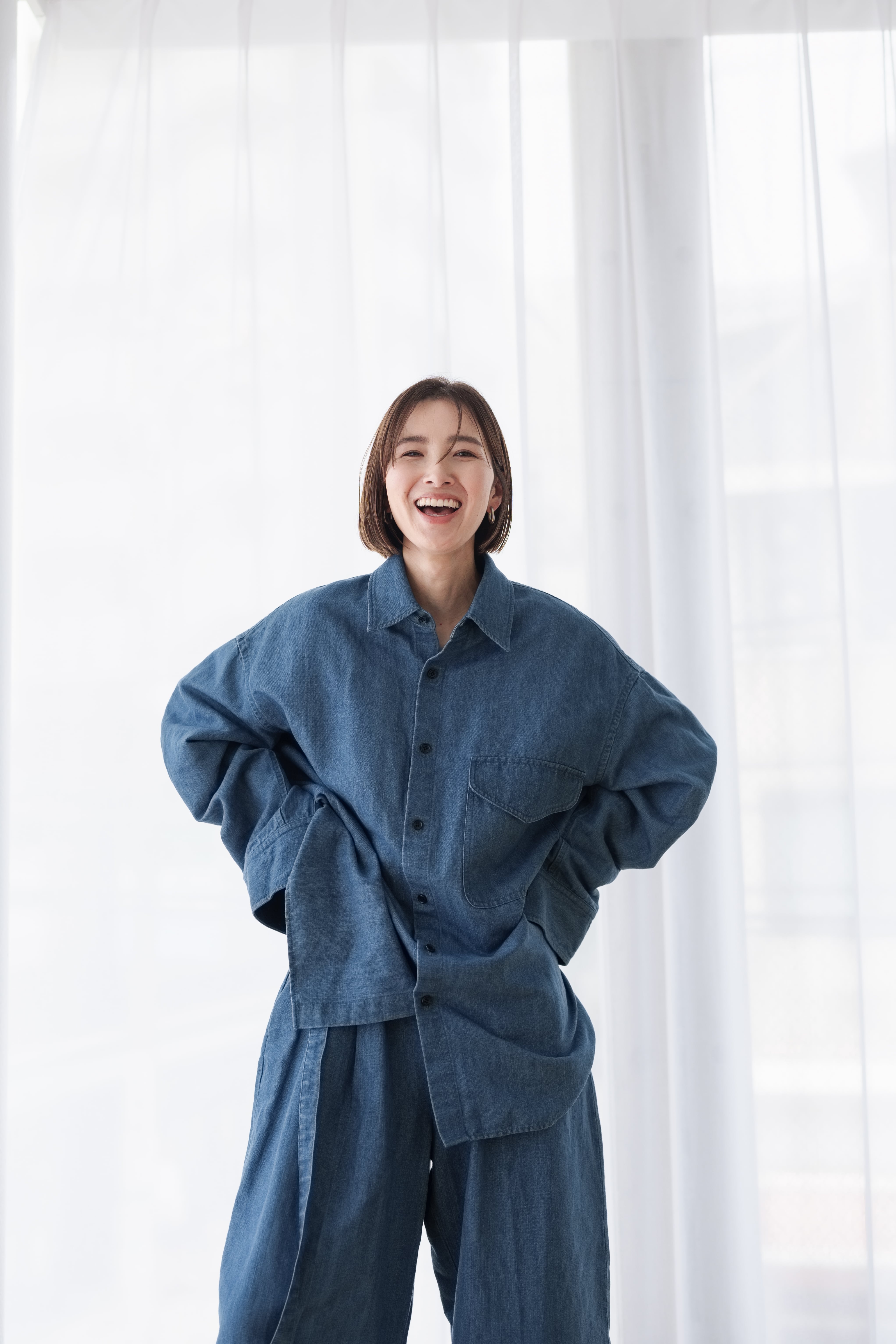 本日のみ【新品未使用】roughlow timeless DENIM shirt timeless DENIM shirt ご注文から1週間前後で発送 | roughlow