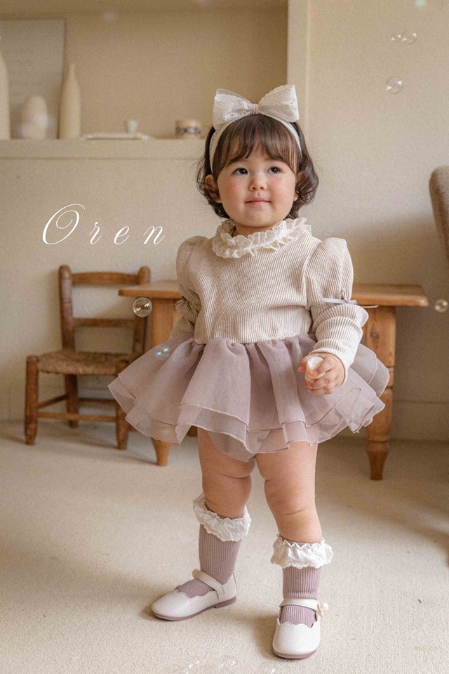 ラスト1 blackS【即納】<OREN>  Marinette organza suit