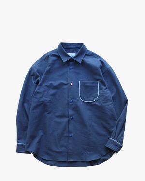 EACHTIME. Vintage Flannel Shirt Blue