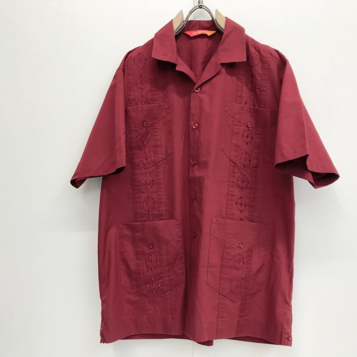 チスパ 90〜00年代 半袖 刺繍入り キューバシャツ GUAYABERA SHIRTS ...