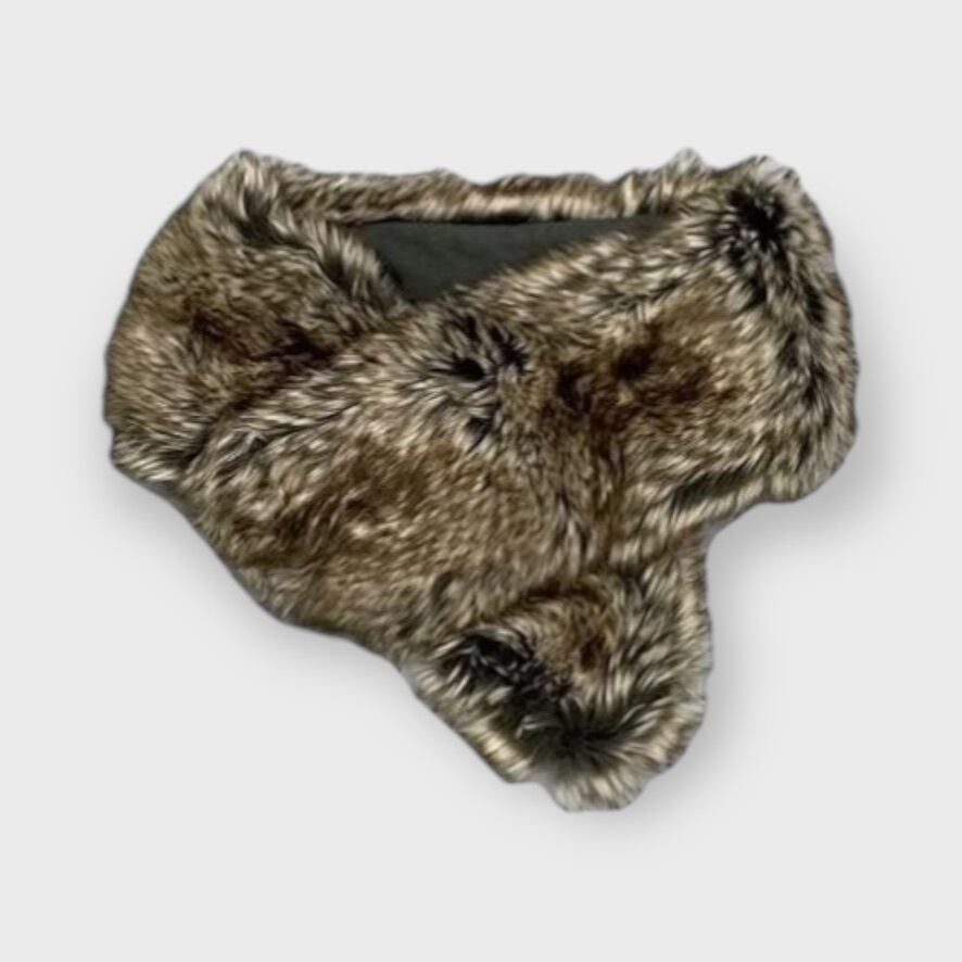 〈 MOUN TEN. 24AW 〉 fur stole / silver