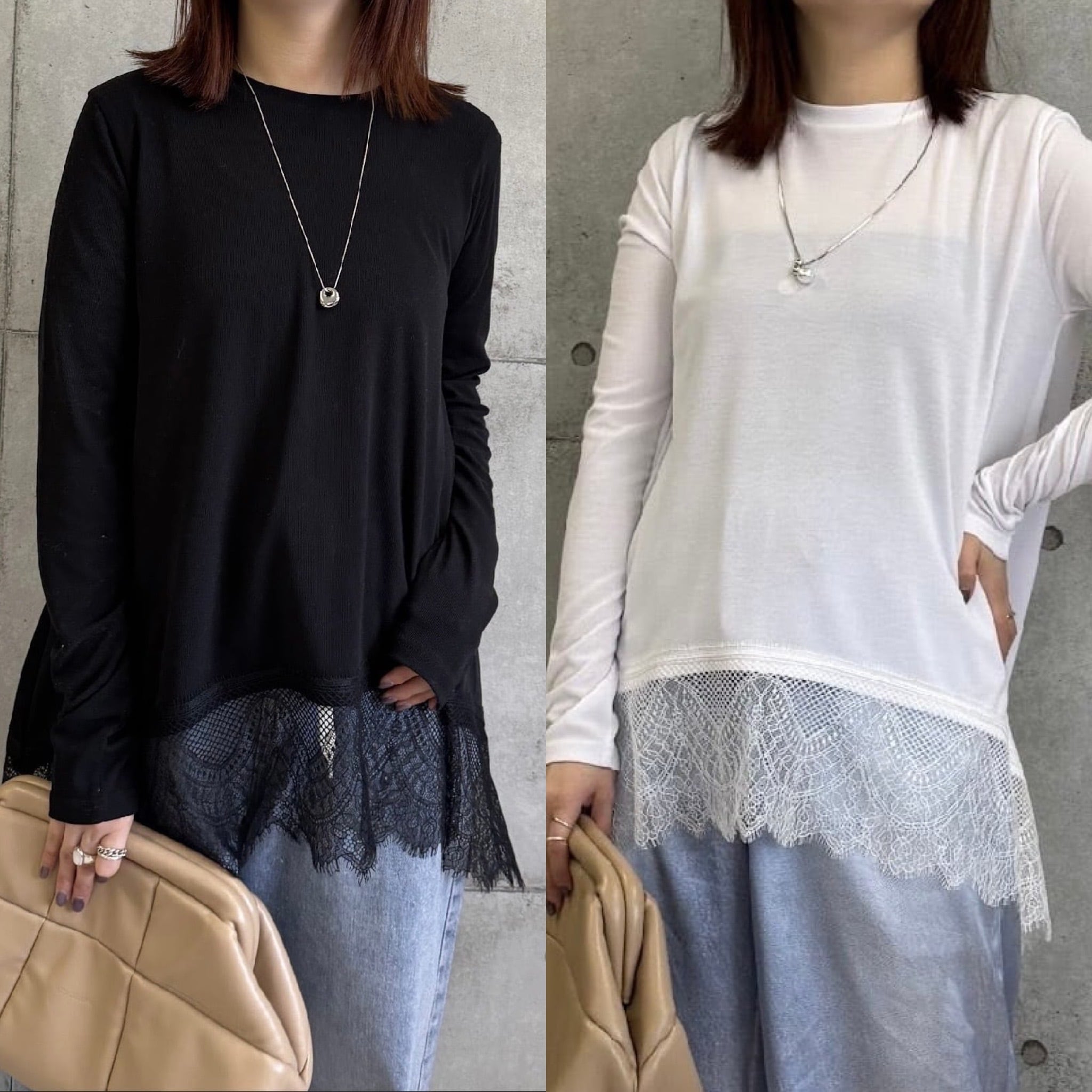 ROSIEE 】裾レーストップス | valance 福井｜レディース セレクト
