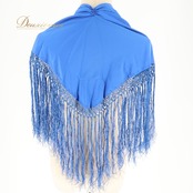 フラメンコ 衣装 シージョ ピキージョ 小物 ブルー系 青 トライアングル フレコ ダンス 無地 三角形 練習 舞台 発表会 イベント コスチューム フリンジ アクセサリー ステージ衣装 おしゃれ