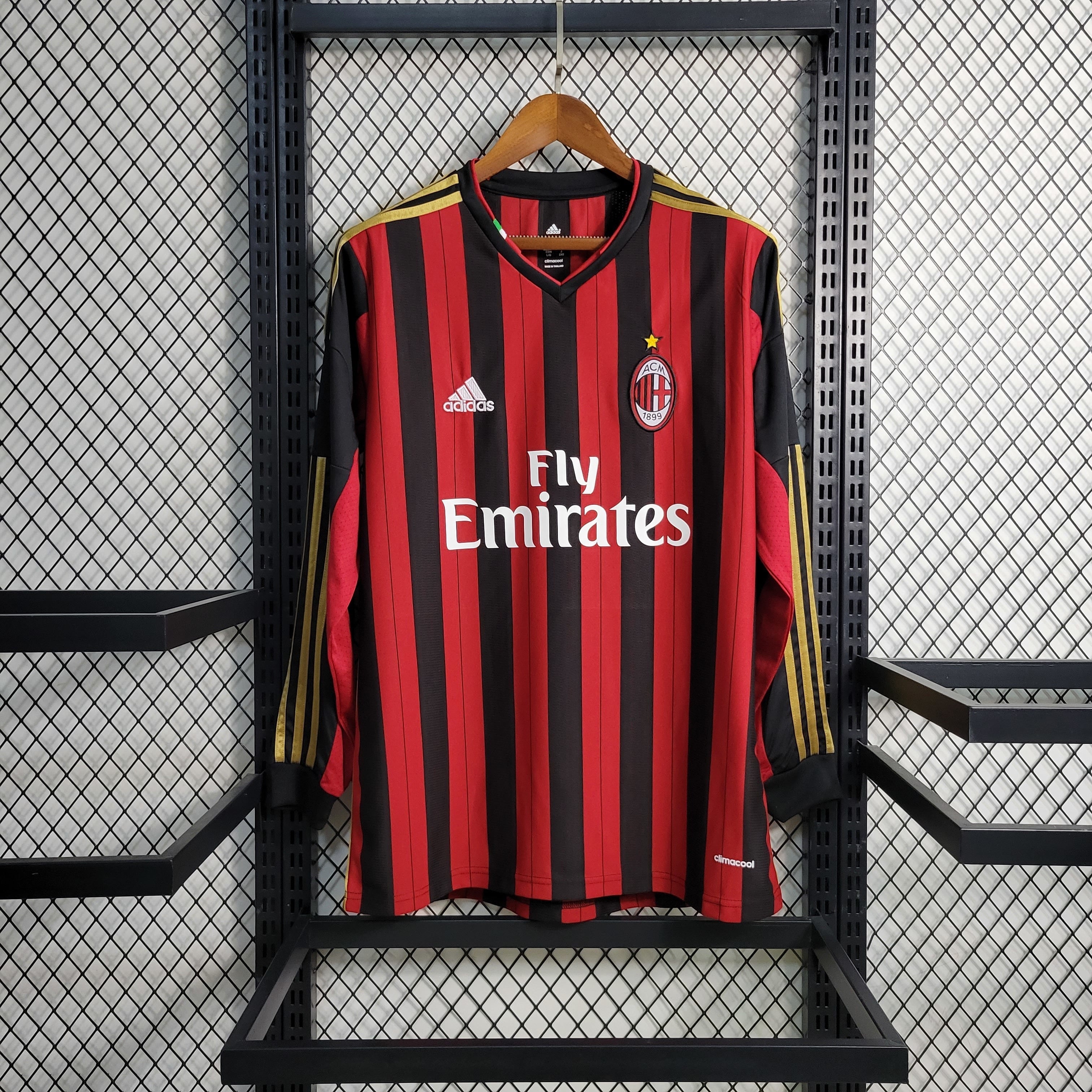 【ACミラン】2013-14ユニフォーム(M size) ACミランホーム13/14☆サッカー、フットサルユニフォーム,2013年〜2014