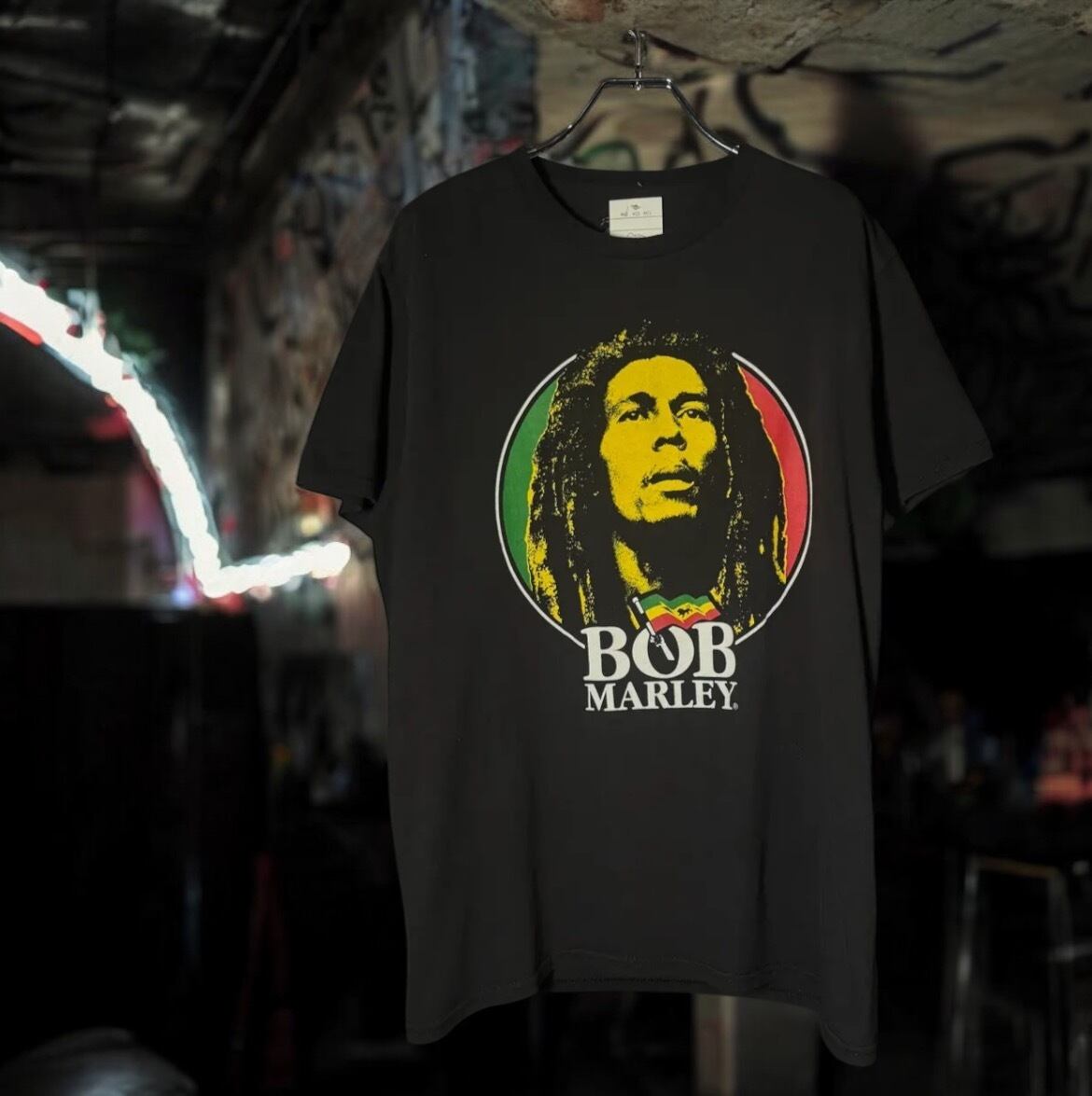 ZION BOB MARLEY photo print T-shirt ボブマーリー フォトプリントT