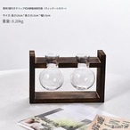 【木製 インテリア 花瓶】無垢材 ディスプレイ スタンド 電球型 北欧テイスト フラワーアレジメント 一輪挿し ミニマリスト シンプル 観葉植物 カフェ ドライフラワー