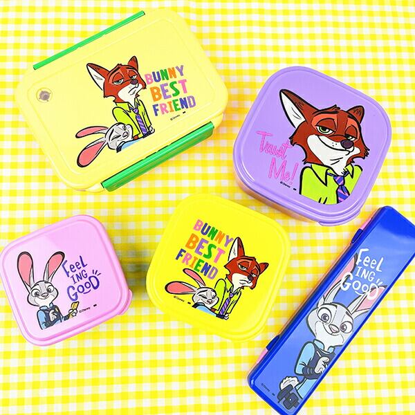 ディズニー ズートピア ランチボックス3Pセット 日本製 Disney