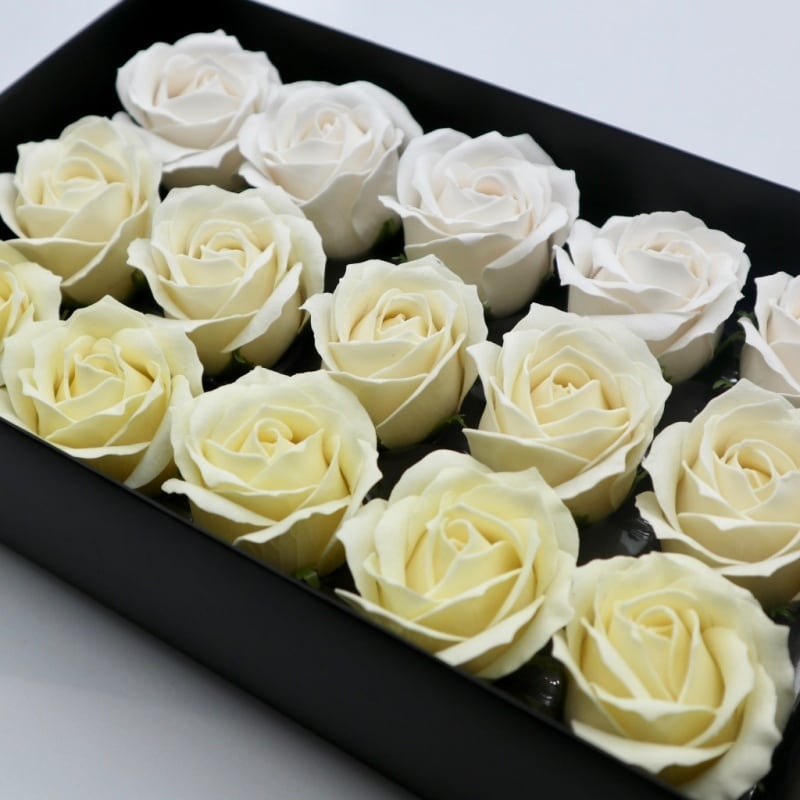 プリンセスバラS-MIX1アイボリー,白(15輪入り)