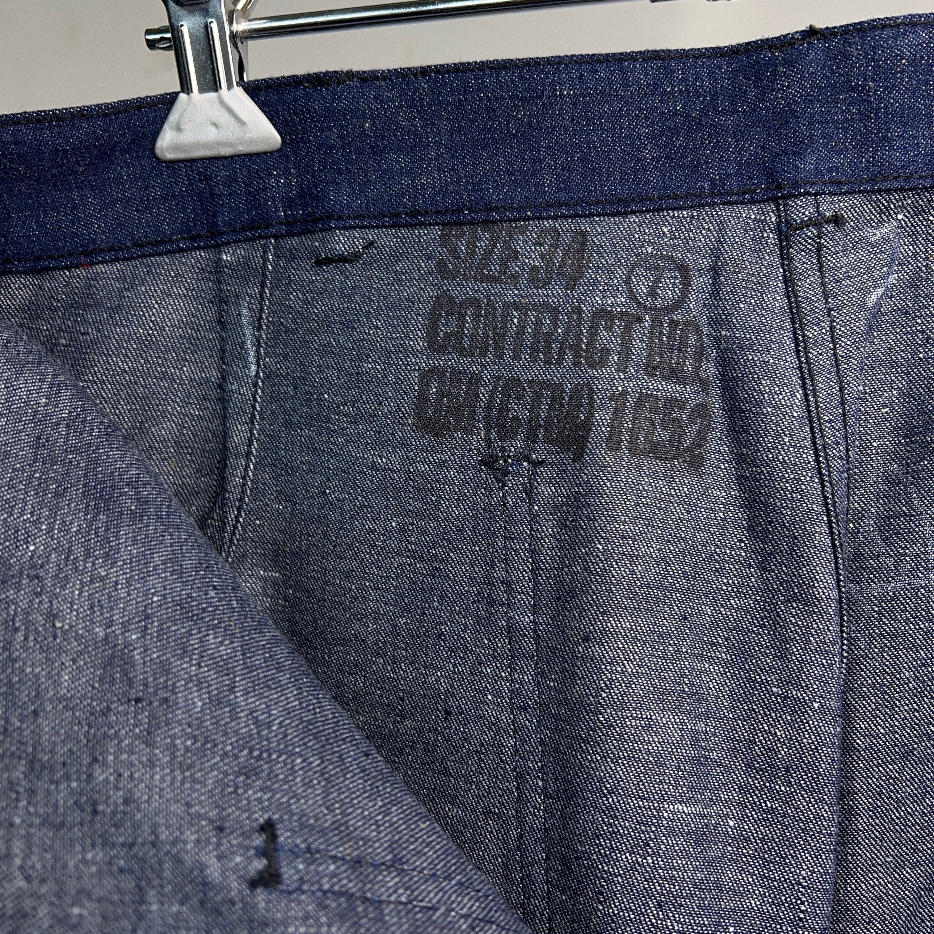Dead Stock 1960's U.S.NAVY SAILOR DENIM PANTS 60年代 アメリカ軍