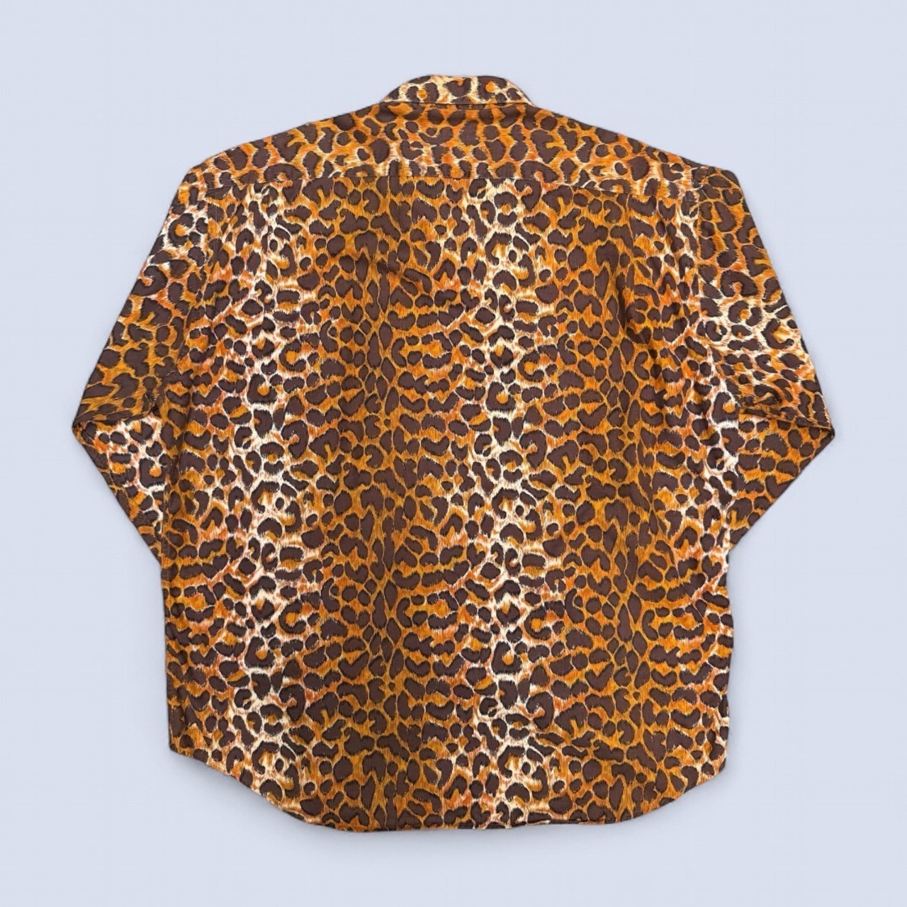 90's PERRY ELLIS LEOPARD COTTON L/S SHIRT