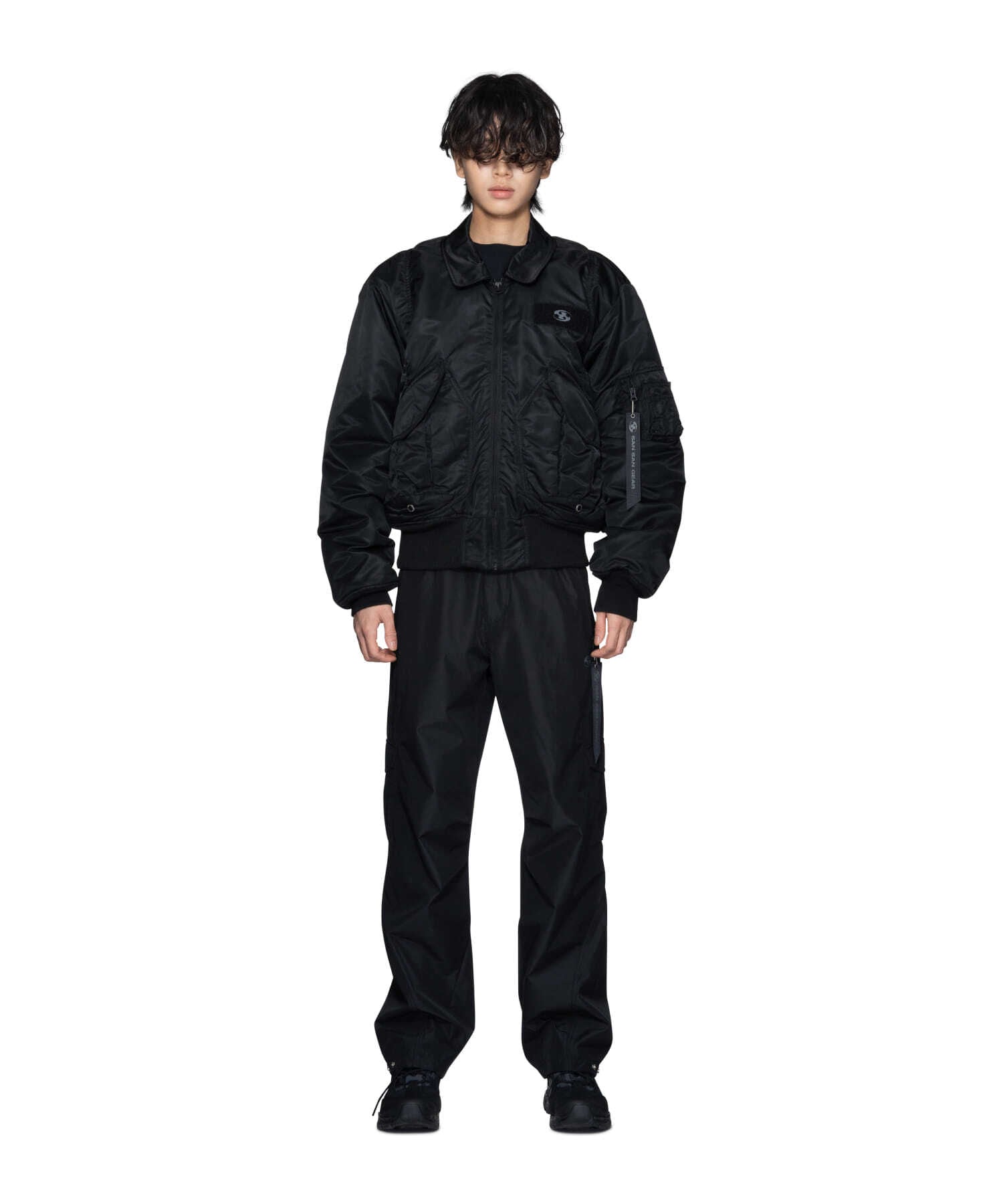 SAN SAN GEAR] 23FW SAN SAN GEAR X ALPHA INDUSTRIES WINDBLOCK PANTS