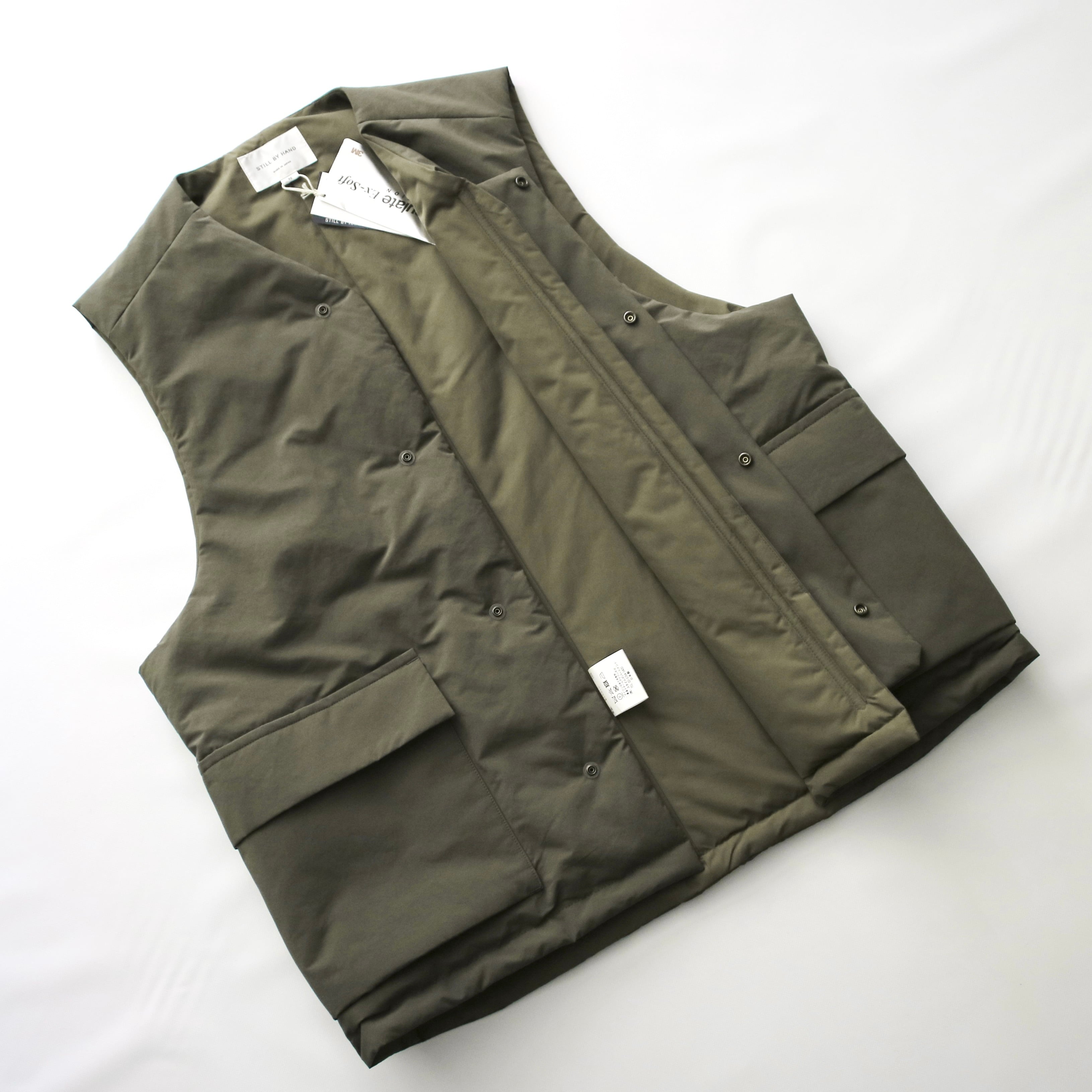 STILL BY HAND スティルバイハンド】LARGE POCKET PADDED VEST STILL BY HAND スティルバイハンド】LARGE POCKET PADDED VEST