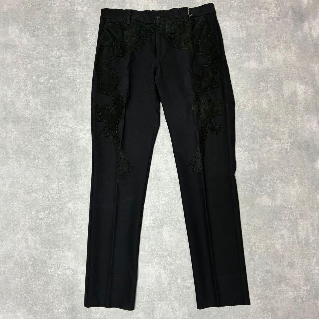 ETRO 12AW ペイズリー柄 スラックス パープル イタリア製 【公式通販】