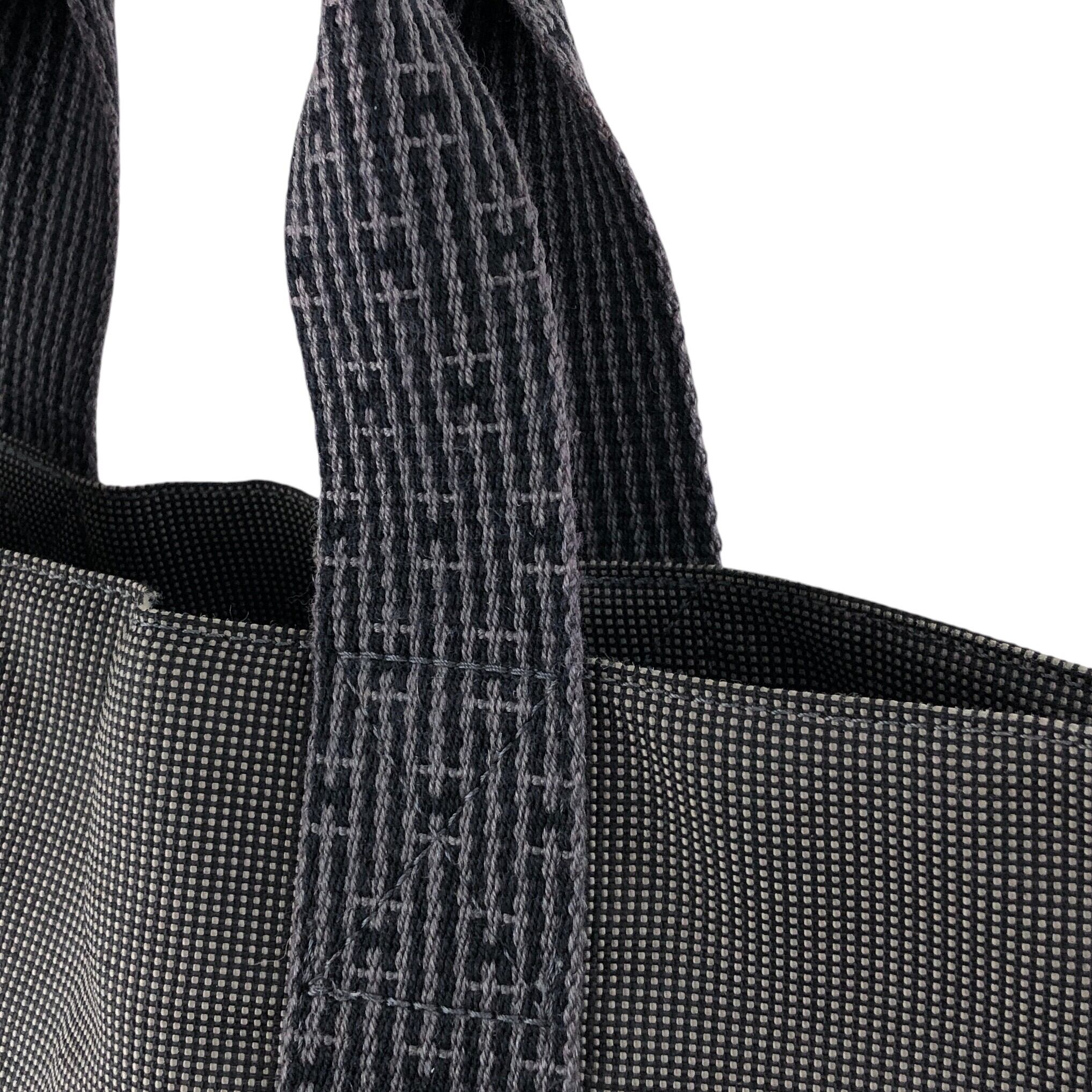 HERMES エルメス エールライン トートバッグ グレー キャンバス
