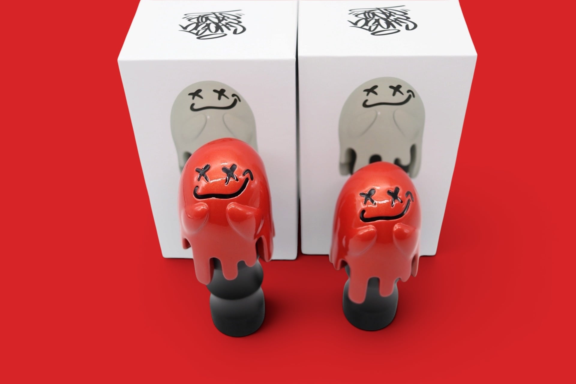 dripおばけｼﾌﾄﾉﾌﾞ(RED)ｺﾞｰﾙﾄﾞﾊﾟｰﾙ入り | GHOST EXPOD