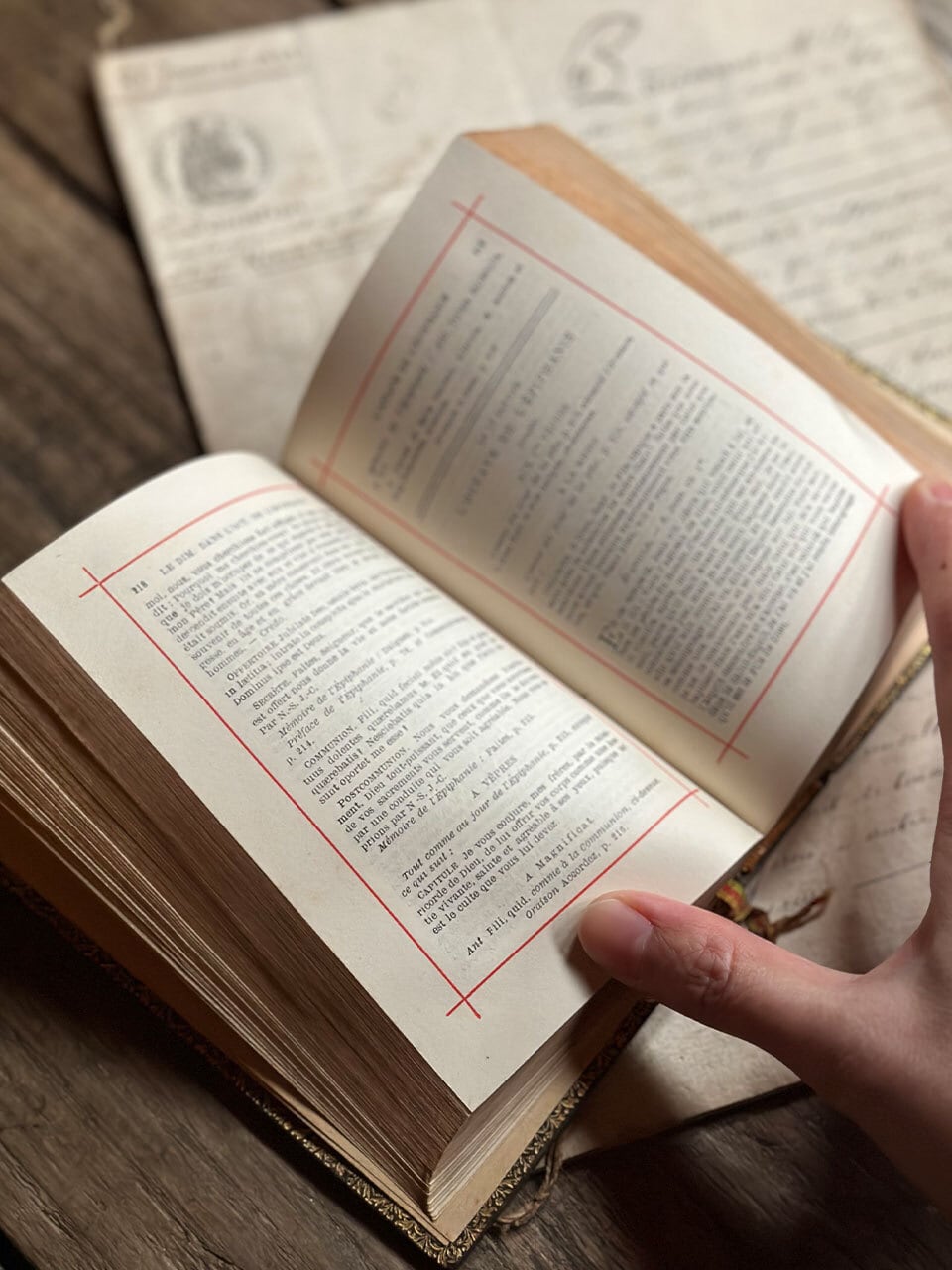古書 HEURES DE LYON | Brocante de La Cocotte （フランス