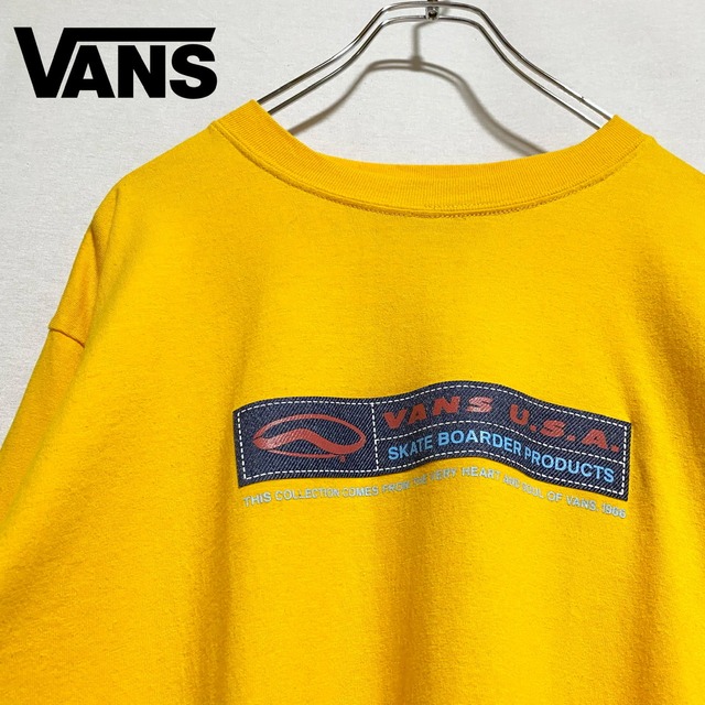 Vintage VANS Print Long T-Shirt | 古着屋 -LOW PRICE PARK-