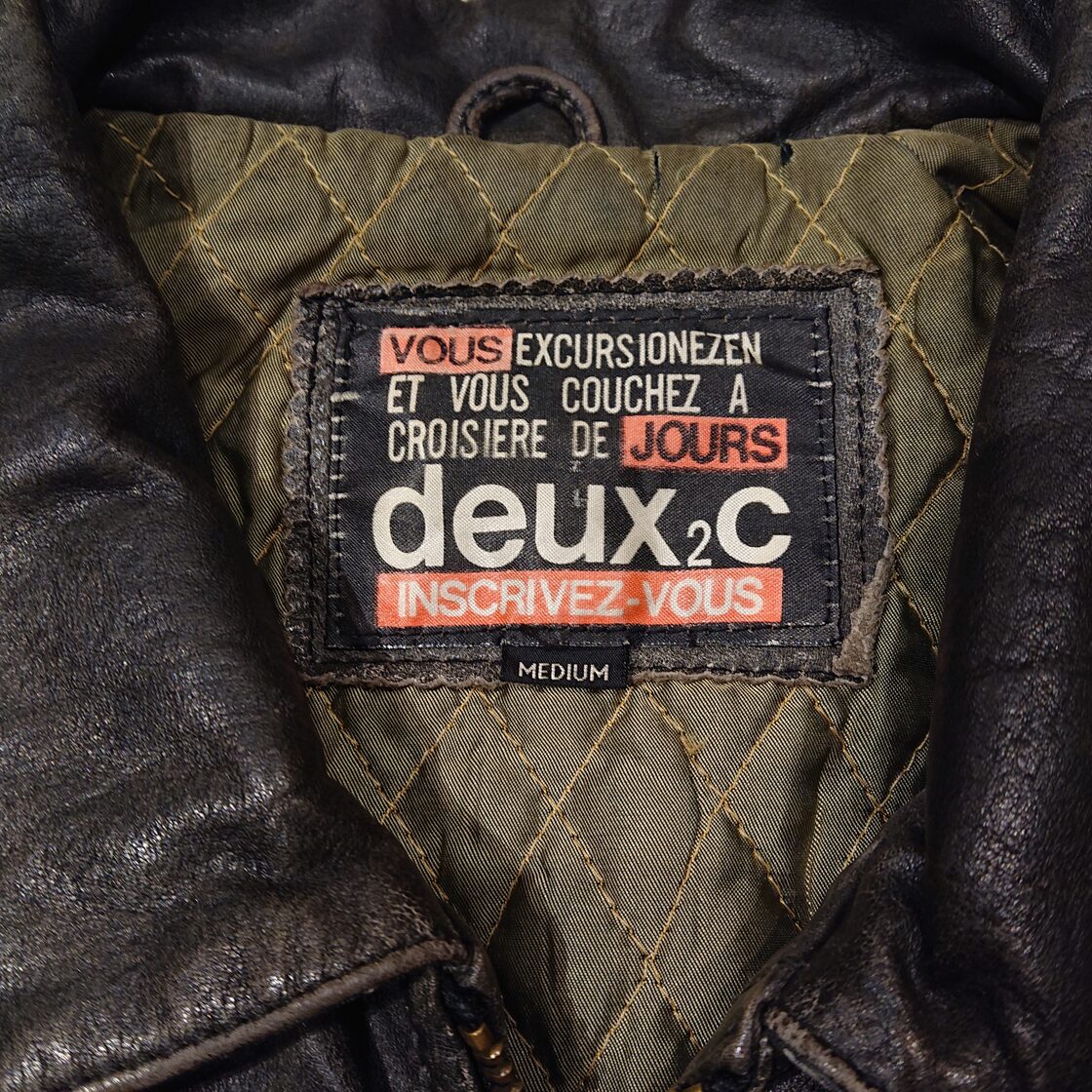 deux2c- LEATHER BOMBER JKT | Pay ID
