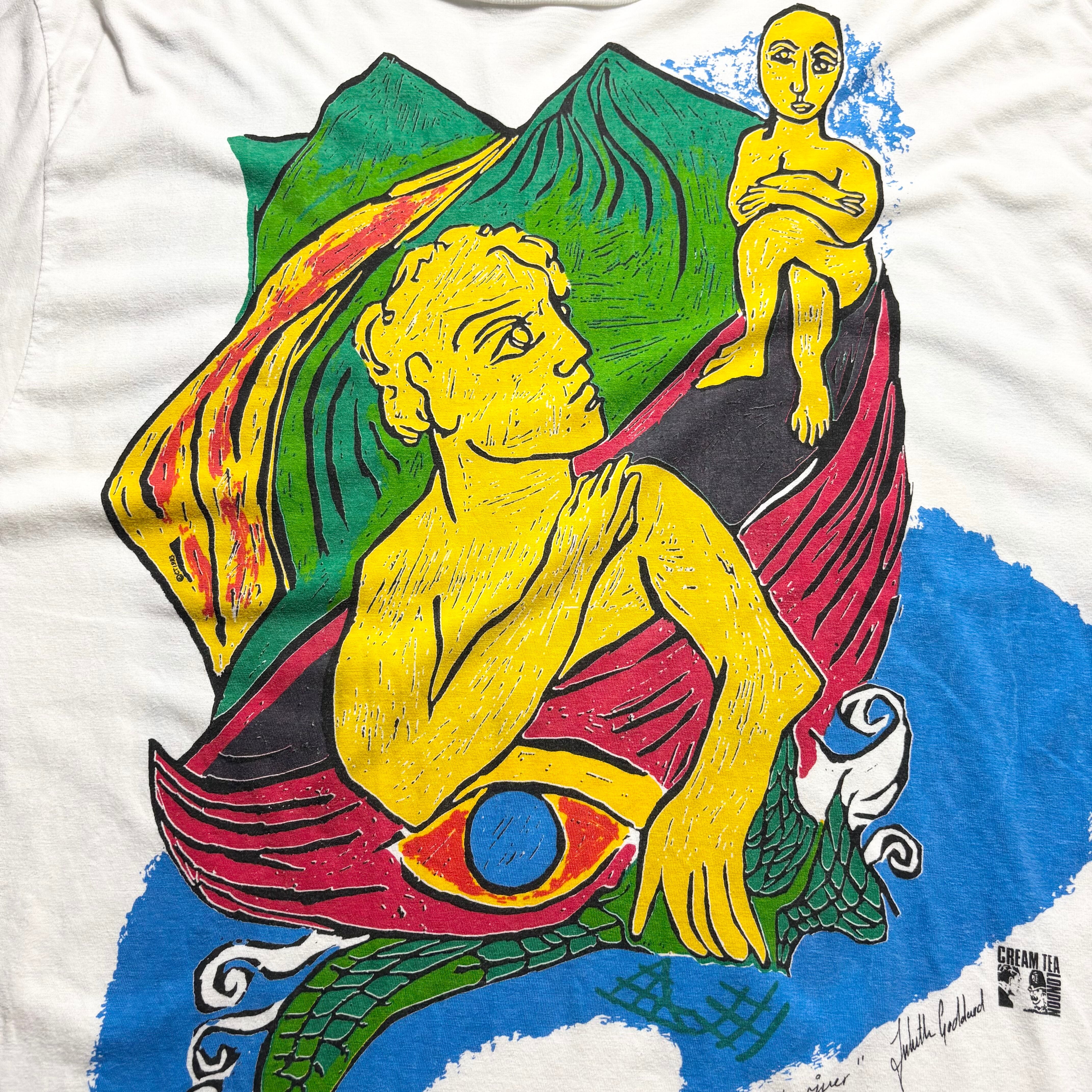 90sCREAM TEA LONDON Ian Handley アートTシングル vintage 1990's CREAM TEA LONDON art tee | NOIR ONLINE
