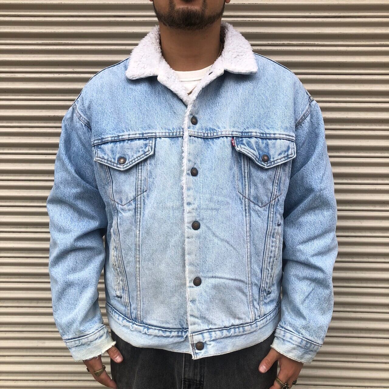 Levi's デニムジャケット 酸っぱかっ ボア襟 Levi's デニムジャケット 酸っぱかっ ボア襟