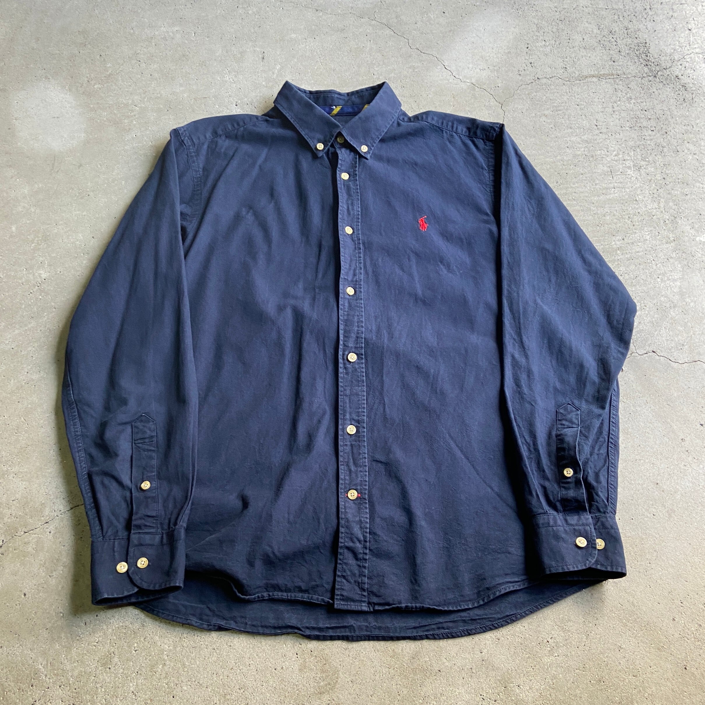 USA製 POLO Ralph Lauren ポロ ラルフローレン 長袖 ボタンダウン 