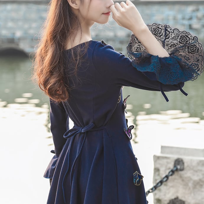 エーディン夜のワルツ 〜蝶の妖精のドレス〜 M21043 | 奇妙な洋装雑貨