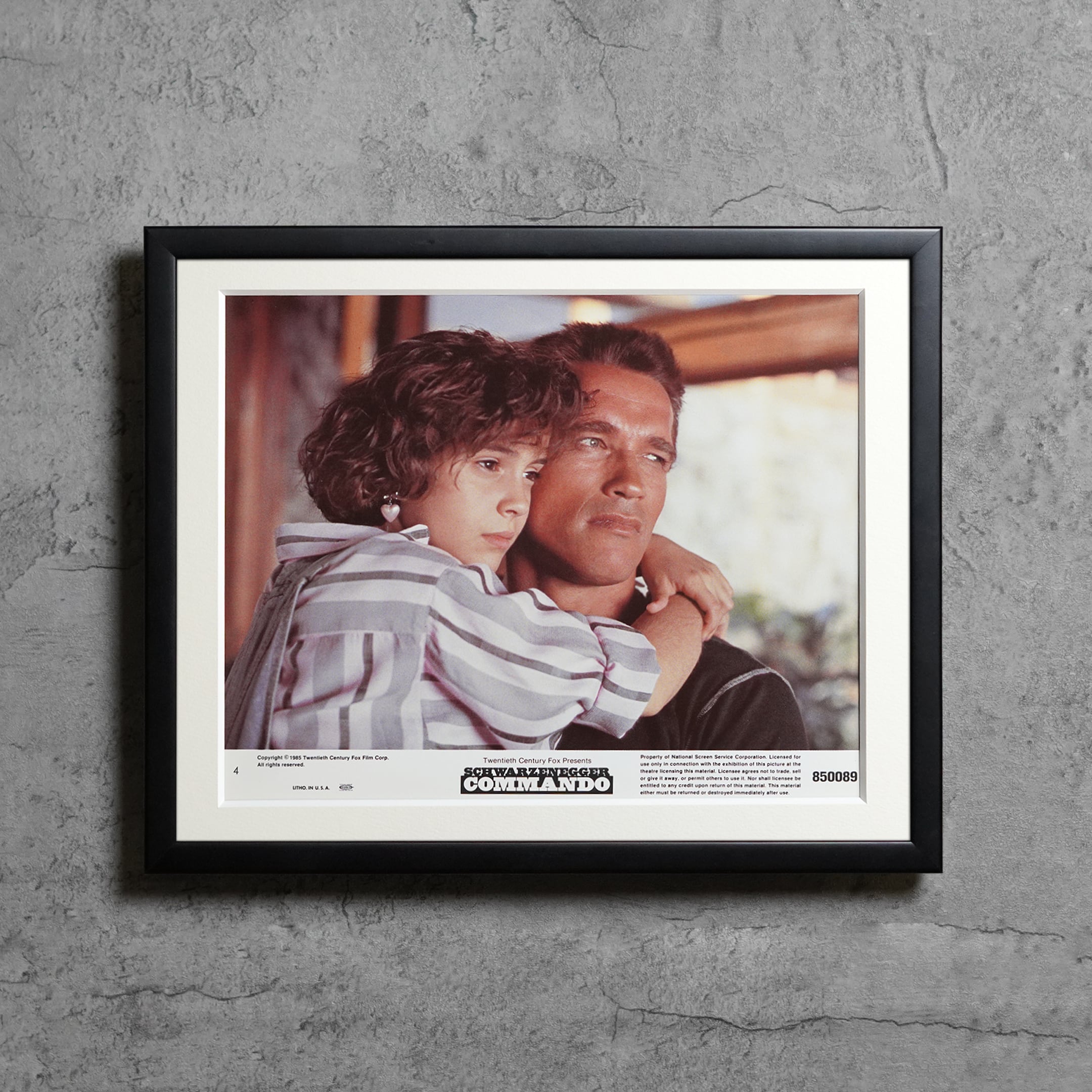 1985 / Commando / US lobby card / 321x260 mm【】