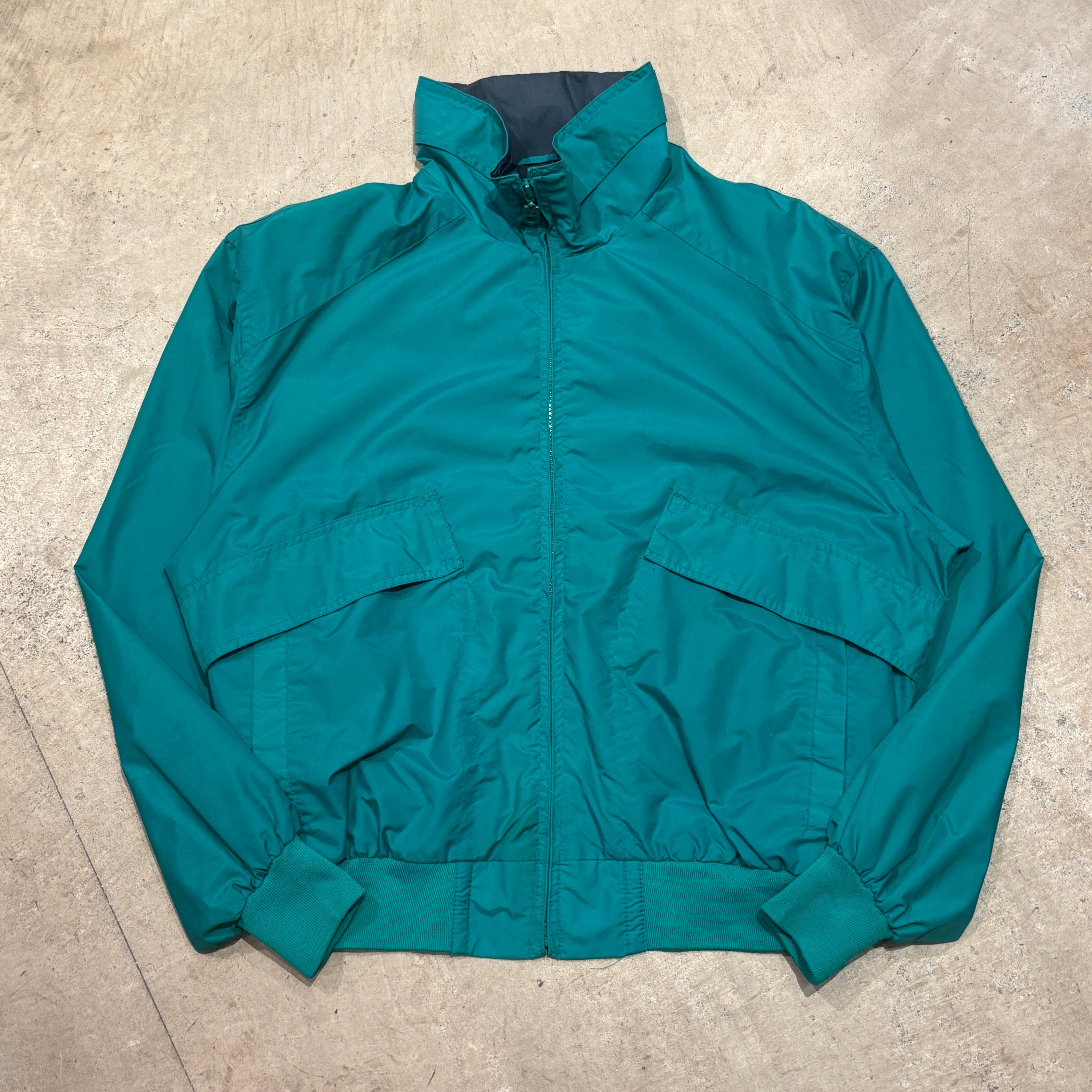 ジャケット・アウター [Vintage]90s 2way CrameShiny NylonJacket Vintage 90s Color Cues Fuchsia Pink Geometric Print Nylon