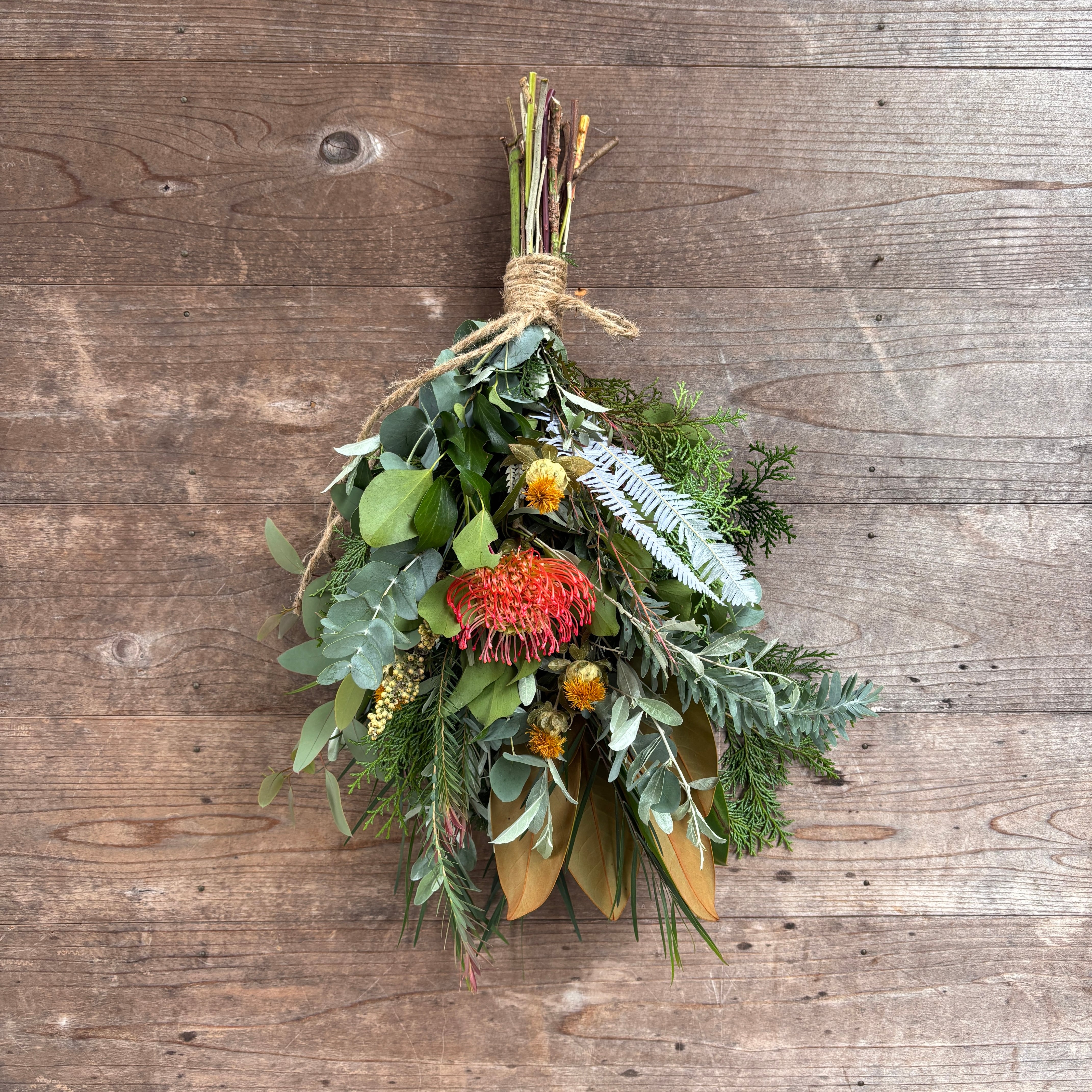 秋のGreenスワッグ【大サイズ　全長45cm程度】