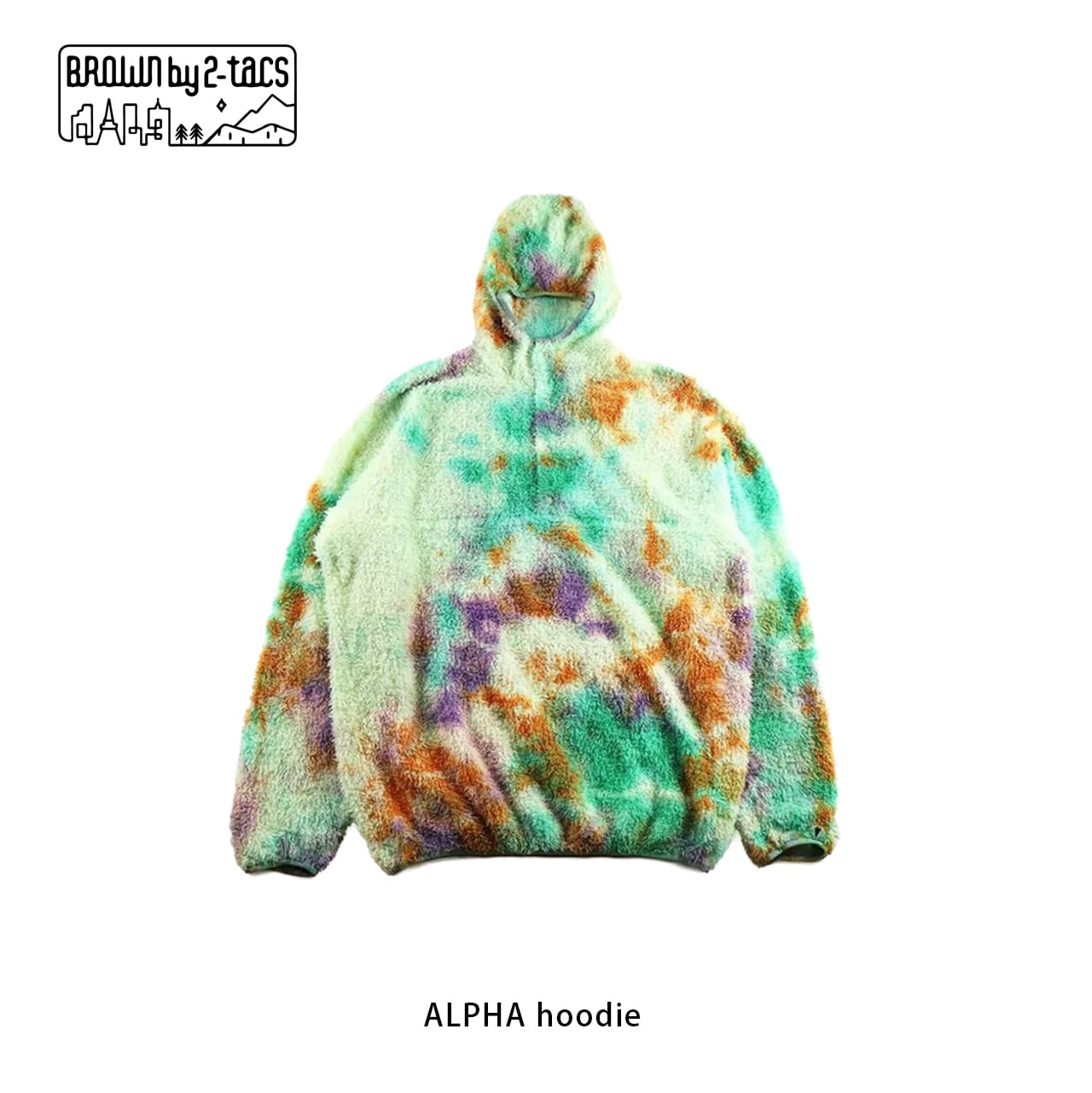 BROWN by 2-tacs B34-PA002 ALPHA hoodie | WORKROWN UNIFORM
