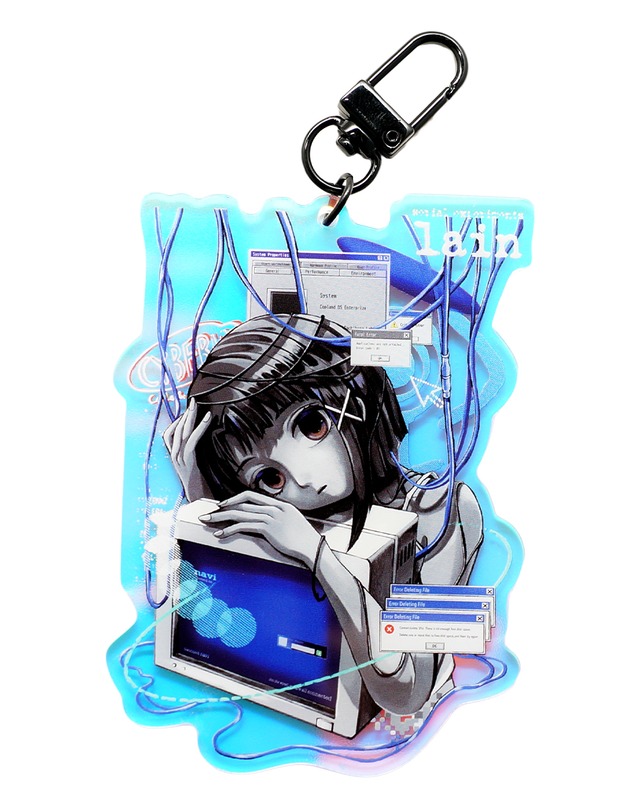 Serial experiments lain ACRYLIC KEYCHAIN ／AIKA ELECTRONICS