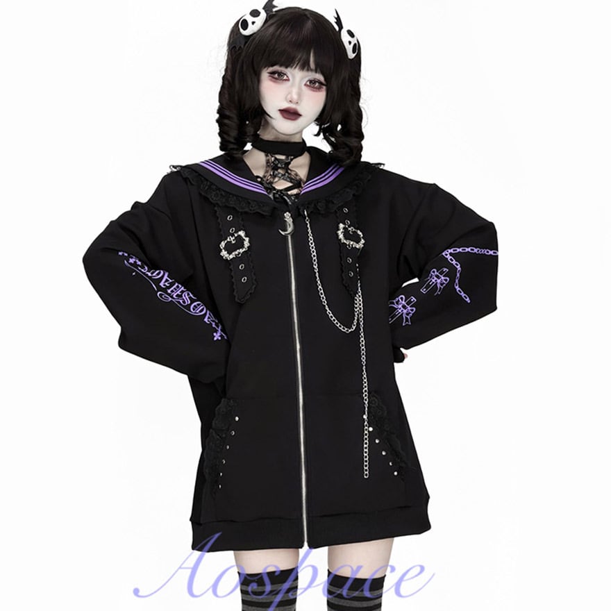 00s archive ベロア 変形フリルジャケット 黒 ゴシック y2k 地雷系 ジャケット サブカル×チェーン×参戦服 Y2K向け｜WithU