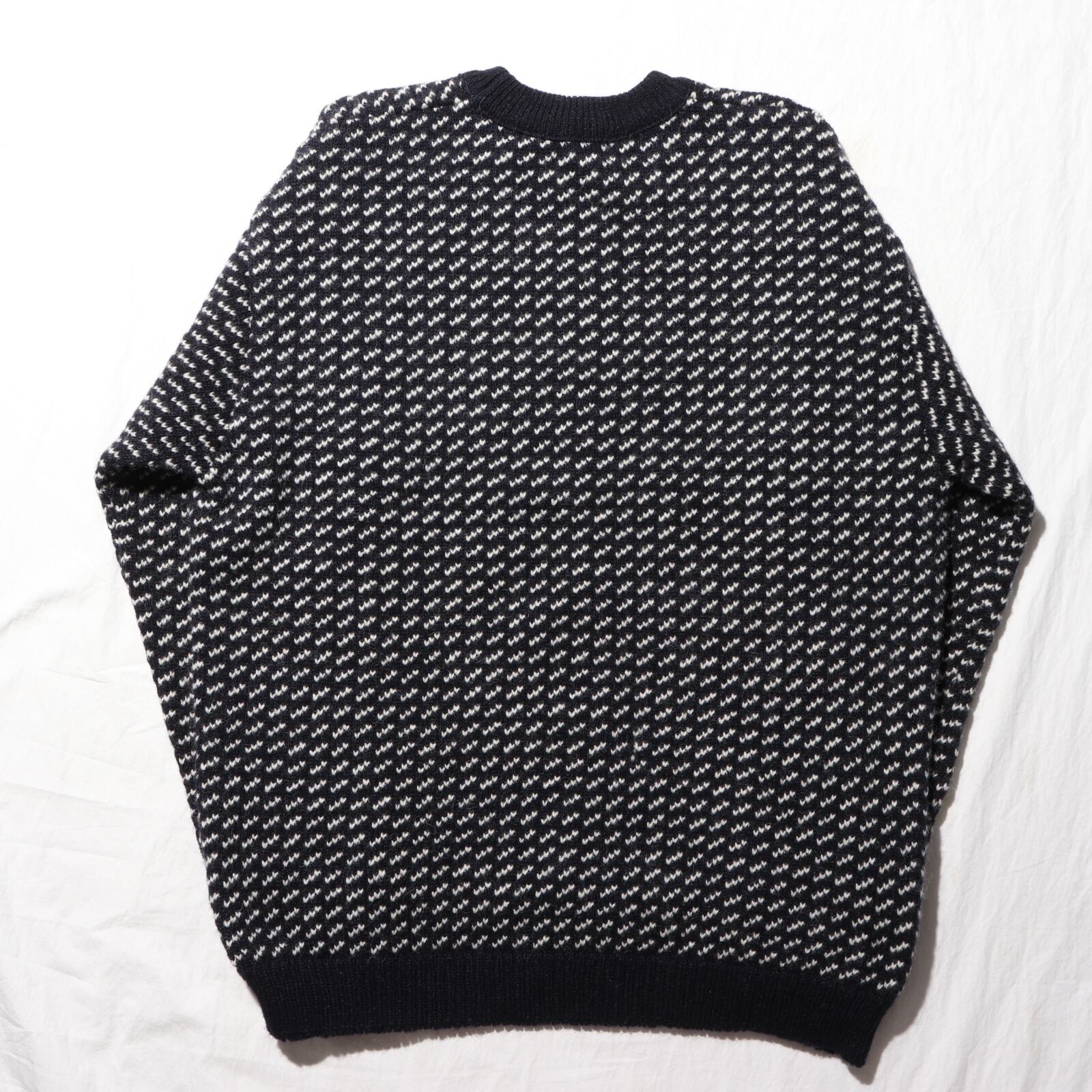 極美品バーズアイL.L.BEAN ニットセーターネイビーXL 80s