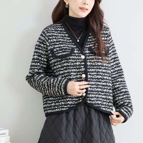 ジャケット ラグジュアリー フラップデザイン N25-188 amie studio M