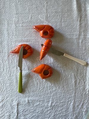 Vintage エビなカトラリーレスト