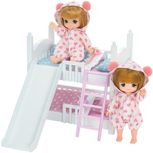 【人気】リカちゃん LF-10 ミキちゃんマキちゃん2だんベッド