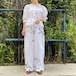Embroidery tablecloth remake pants