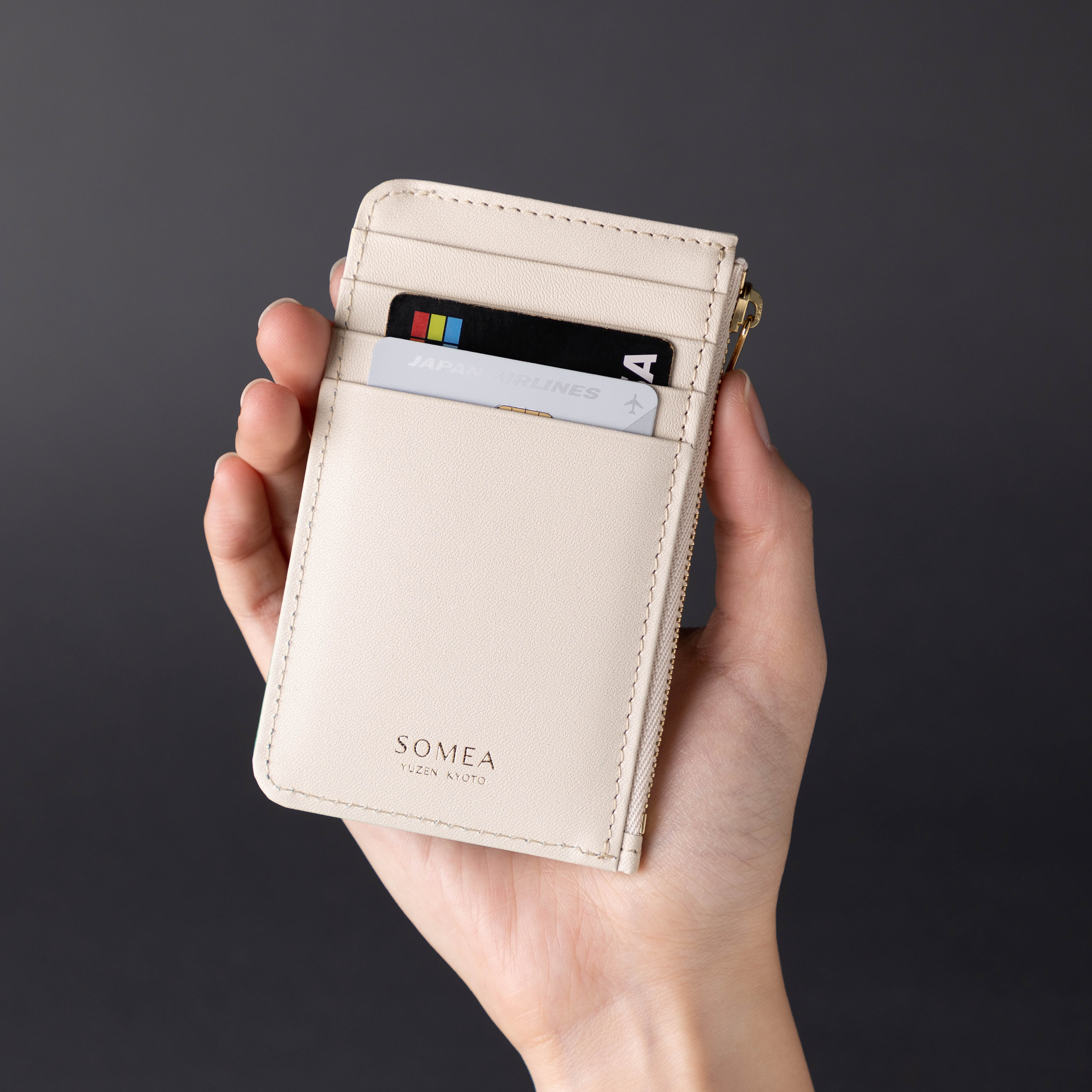 SOMEA brume レモン フラグメントケース 内装:アイボリー | 池内友禅